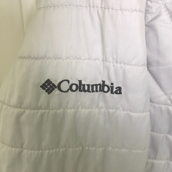 Columbia White Down Jacket with Omni-Heat - Picture 4 of 9